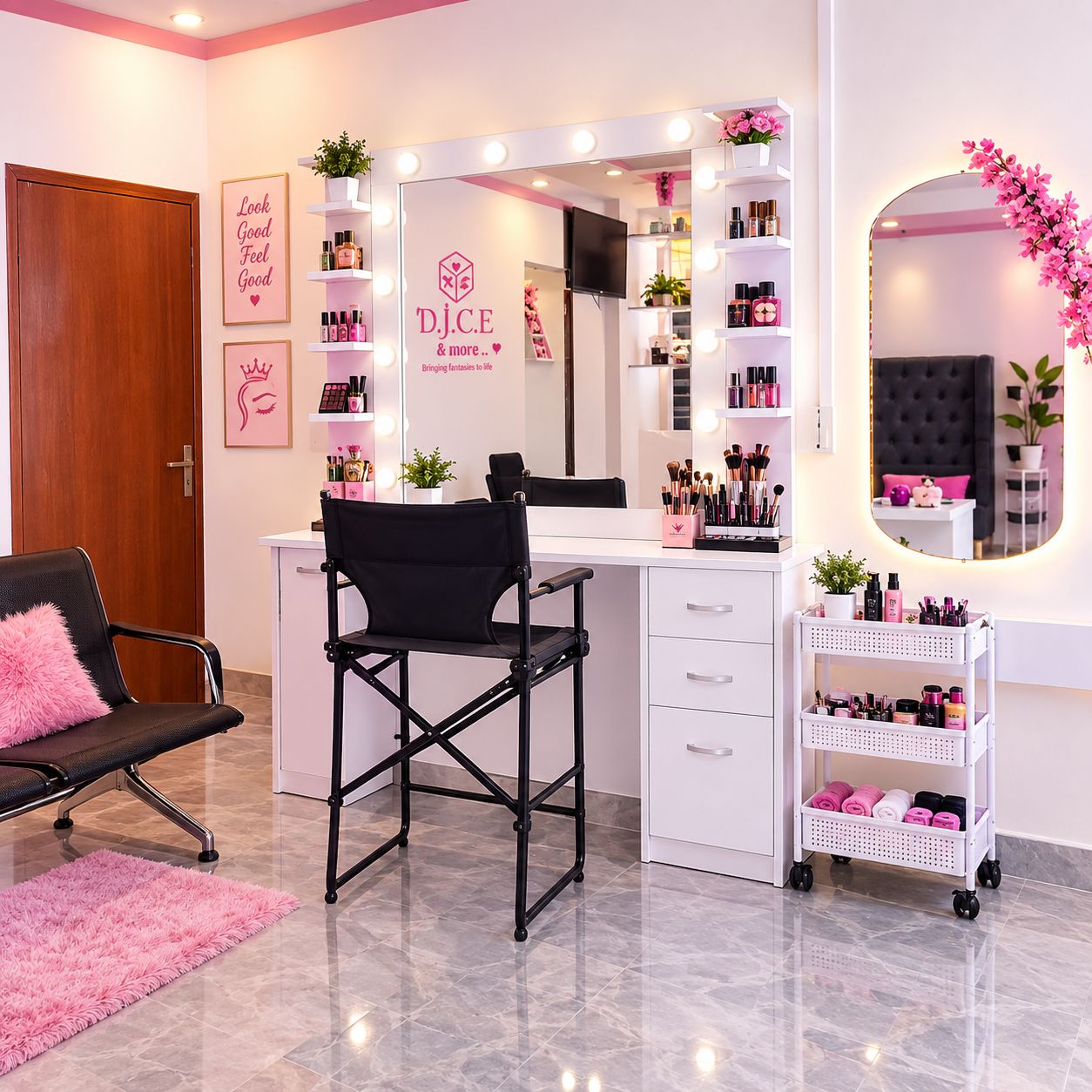 DICE & more beauty studio interior