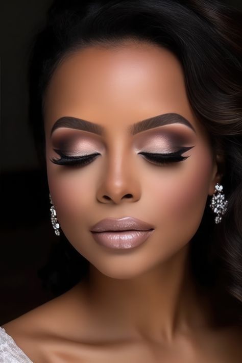 Glam makeup look by DICE & more